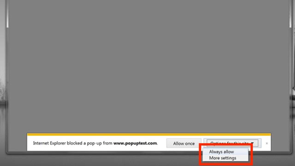 how to adjust pop up blocker in firefox